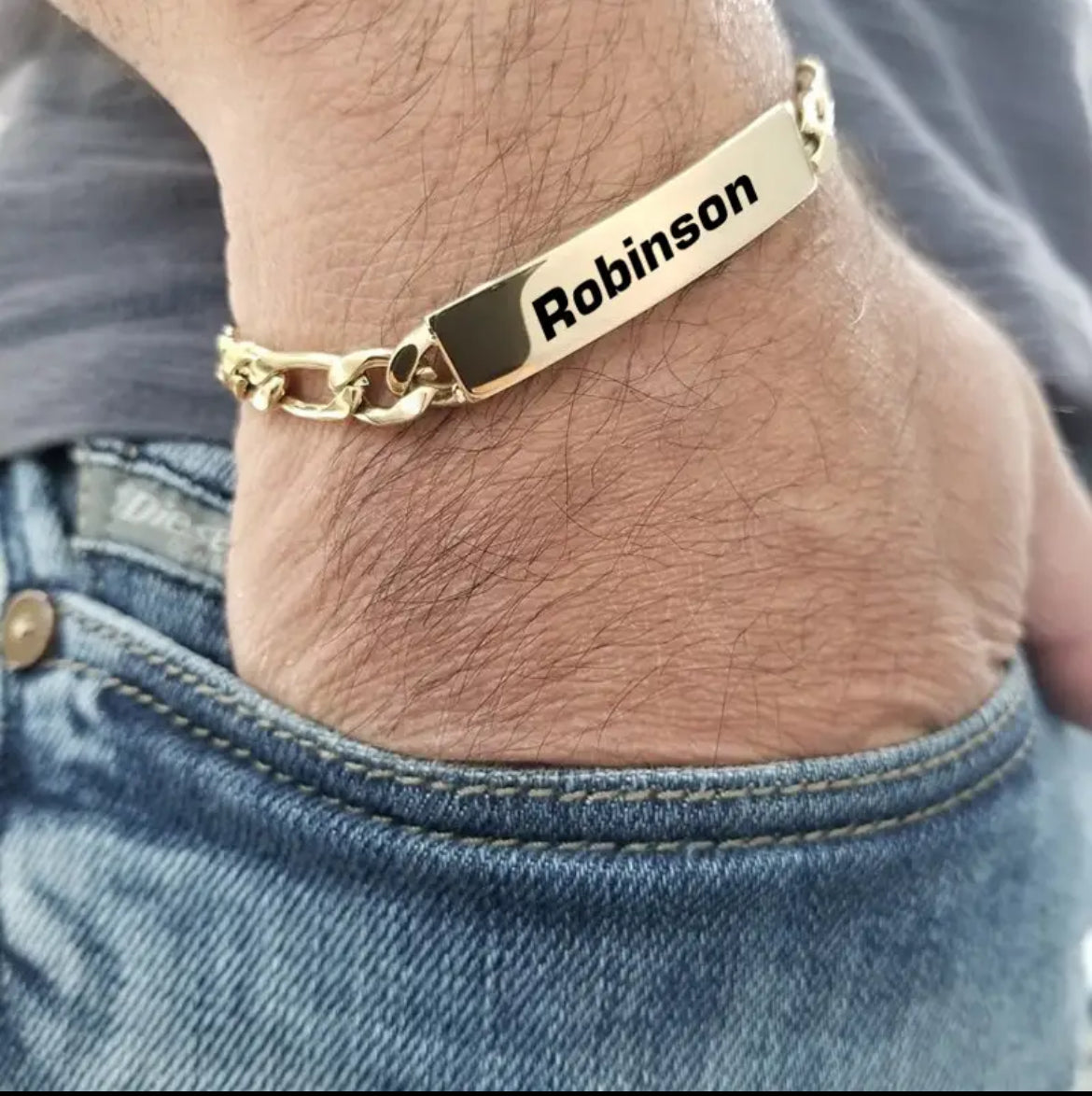 Custom Name Hand Bracelet