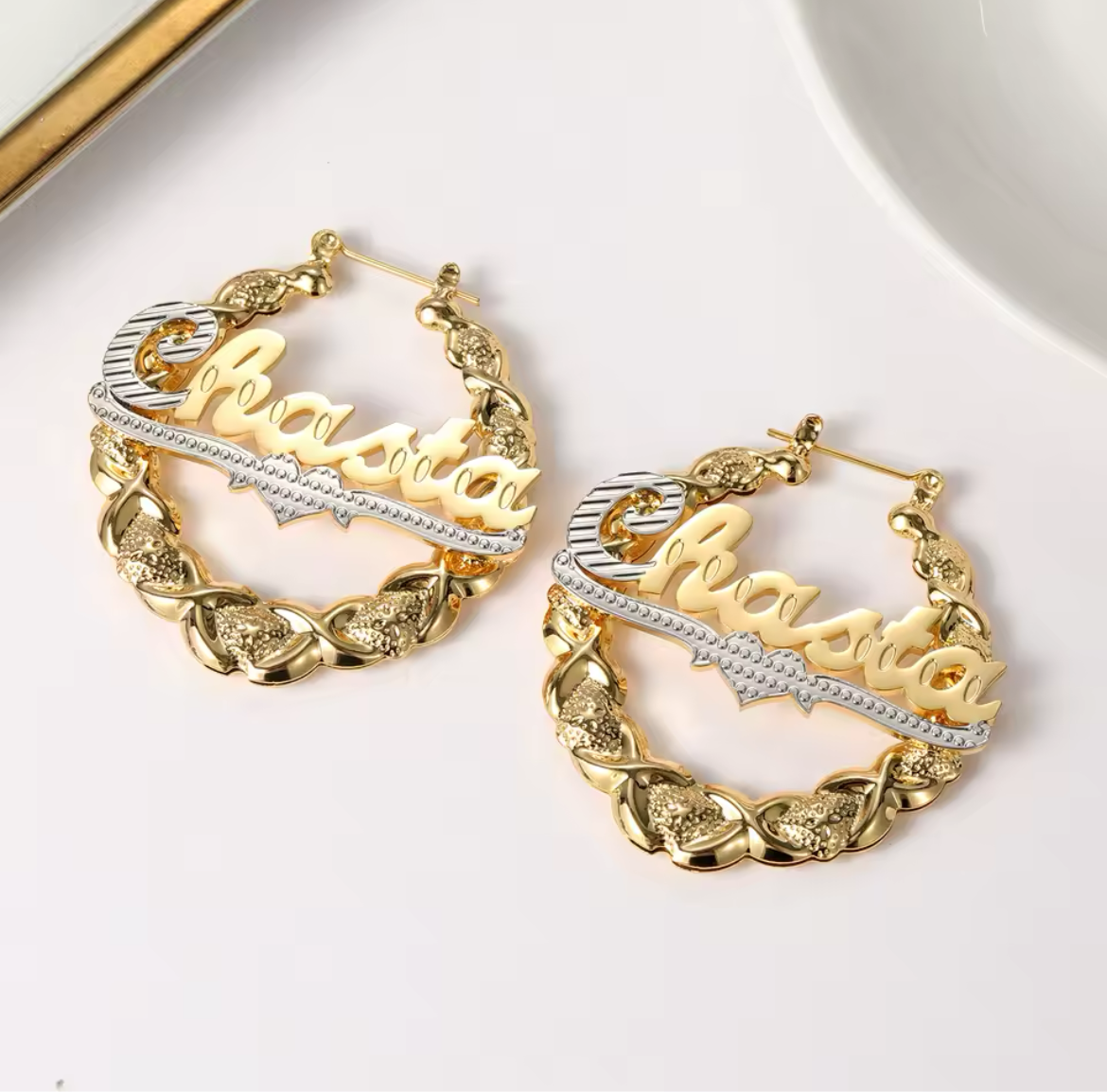 18k Custom Earrings