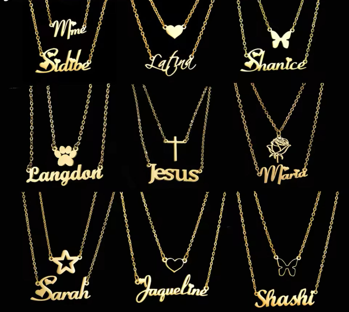 Double Layered Custom Necklace