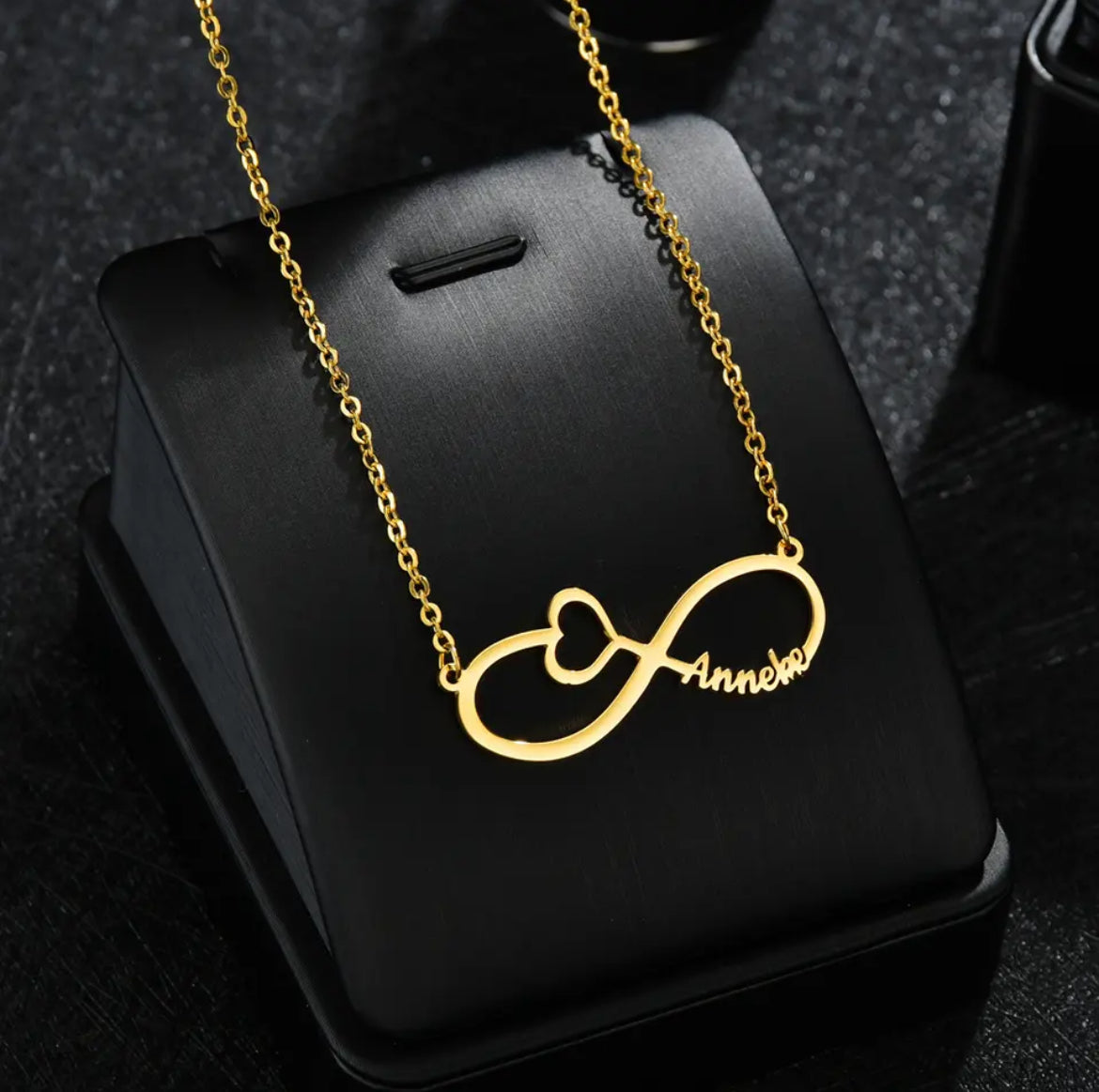 Custom Infinity Name Necklace