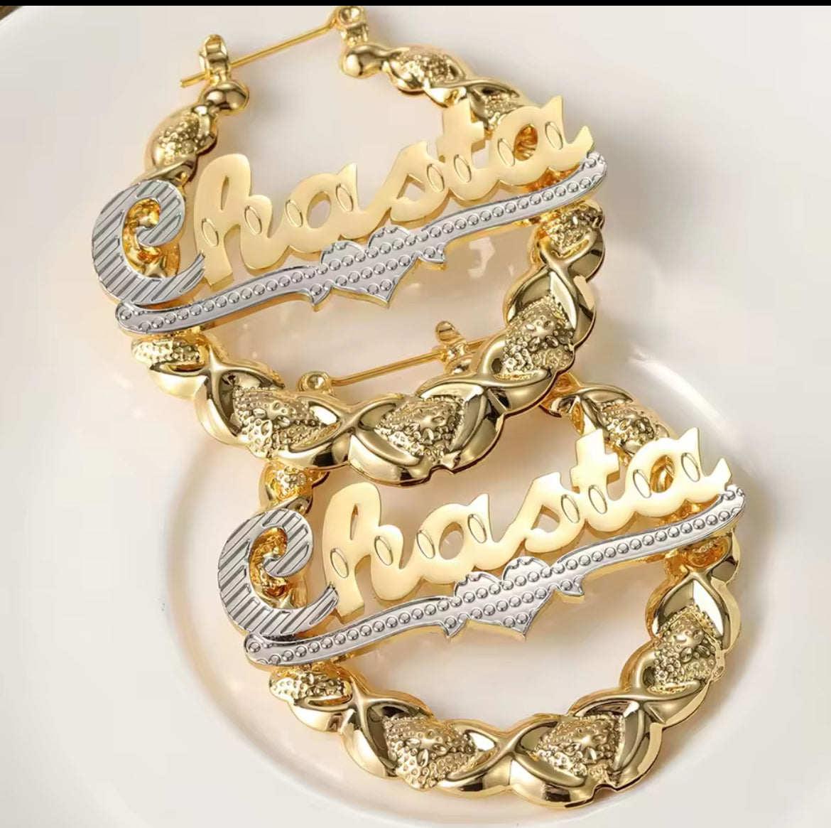 18k Custom Earrings