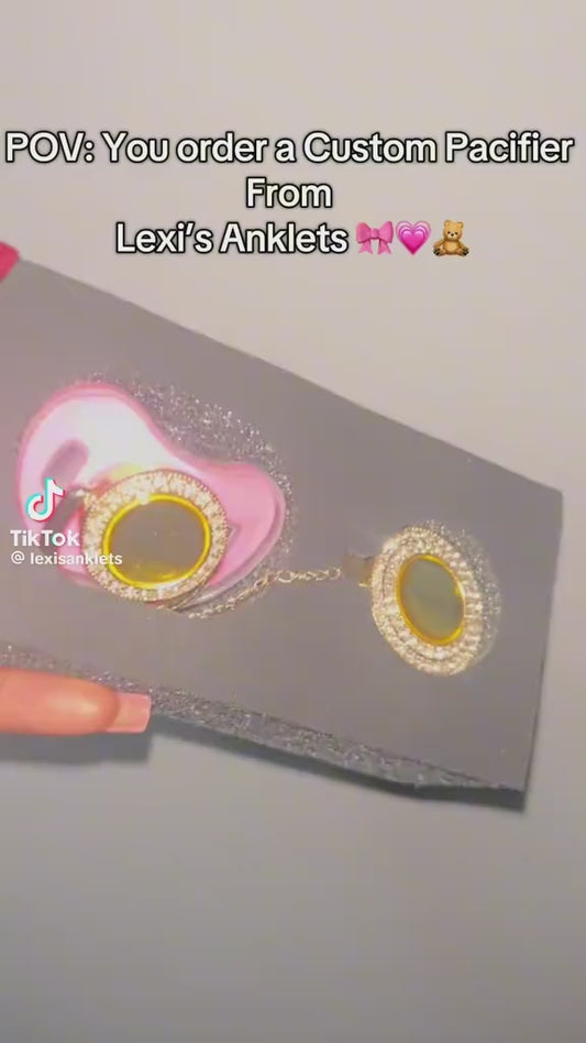 Custom Pink Pacifier